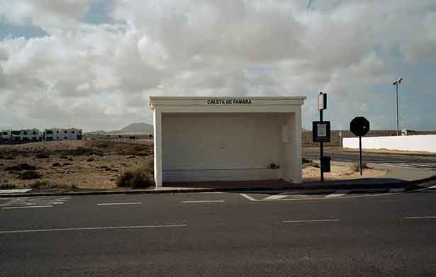 La caleta de famara: busstopp 
