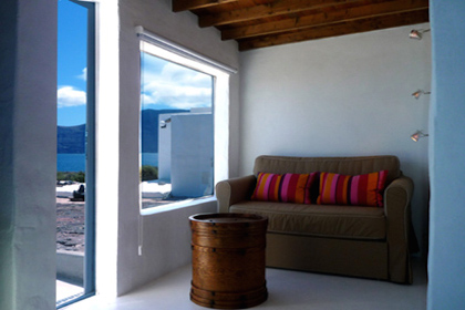Lanzarote, Casa Dominique: Der kleine Salon von einem der Zimmer  