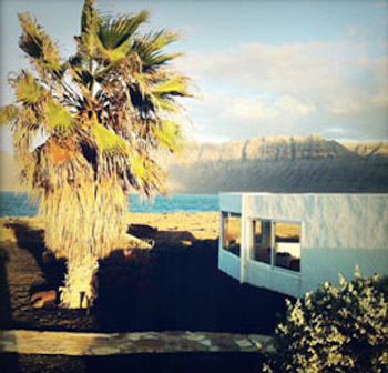 Casa Dominique - Salon & panorama-blick