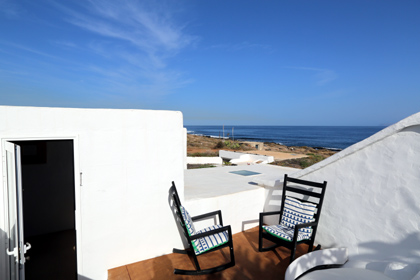 Lanzarote, Casa Dominique - terraza 