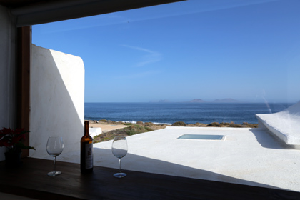 Lanzarote, Casa Dominique - vista al mar