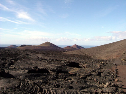 Lanzarote, Timanfaya le volcan el corazoncillo