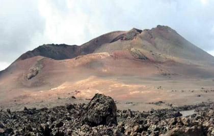 Lanzarote, Timanfaya le volcan el corazoncillo