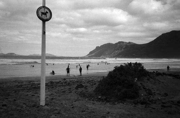La caleta de famara: la spiaggia