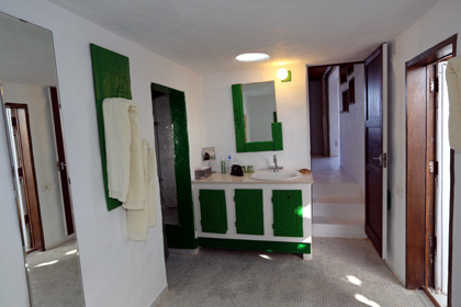 Lanzarote, Casa Dominique: stile di bagno