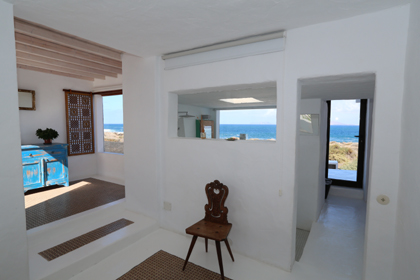 Lanzarote, Casa Dominique: il piccolo salone d