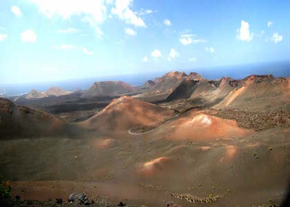 Lanzarote, Timanfaya Il volcano el corazoncillo