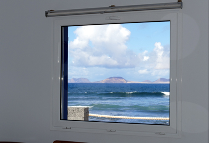 The view from the salon