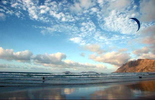 Kitesurf on Famara Beach